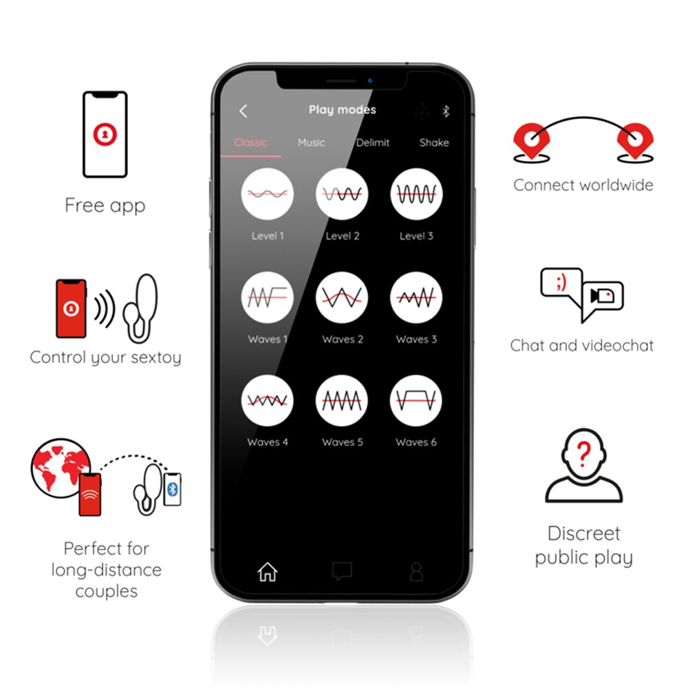 7.5cm Tokyo App Controlled Vibrating Egg Oninder