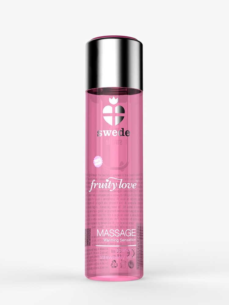 Sparkling Strawberry Wine 60ml Fruity Love Massage Oils by Swede