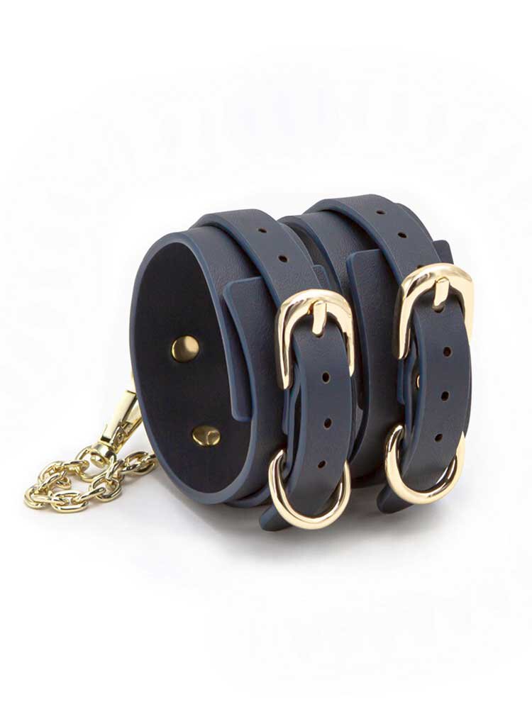 Ankle Cuffs Blue Bondage Couture by NSNovelties