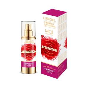 Attraction Lubigel Vibrating Sensations Strawberry by MAI Scents