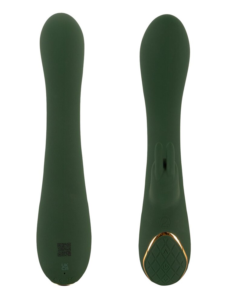23.0cm Emerald Love Luxurious Slicone Rabbit Vibrator Orion