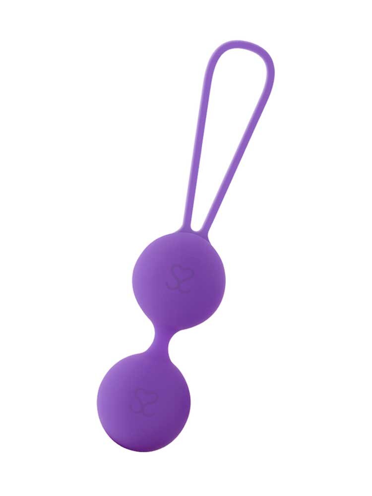 Moressa Osian Two Premium Silicone Love Balls Purple by DreamLove