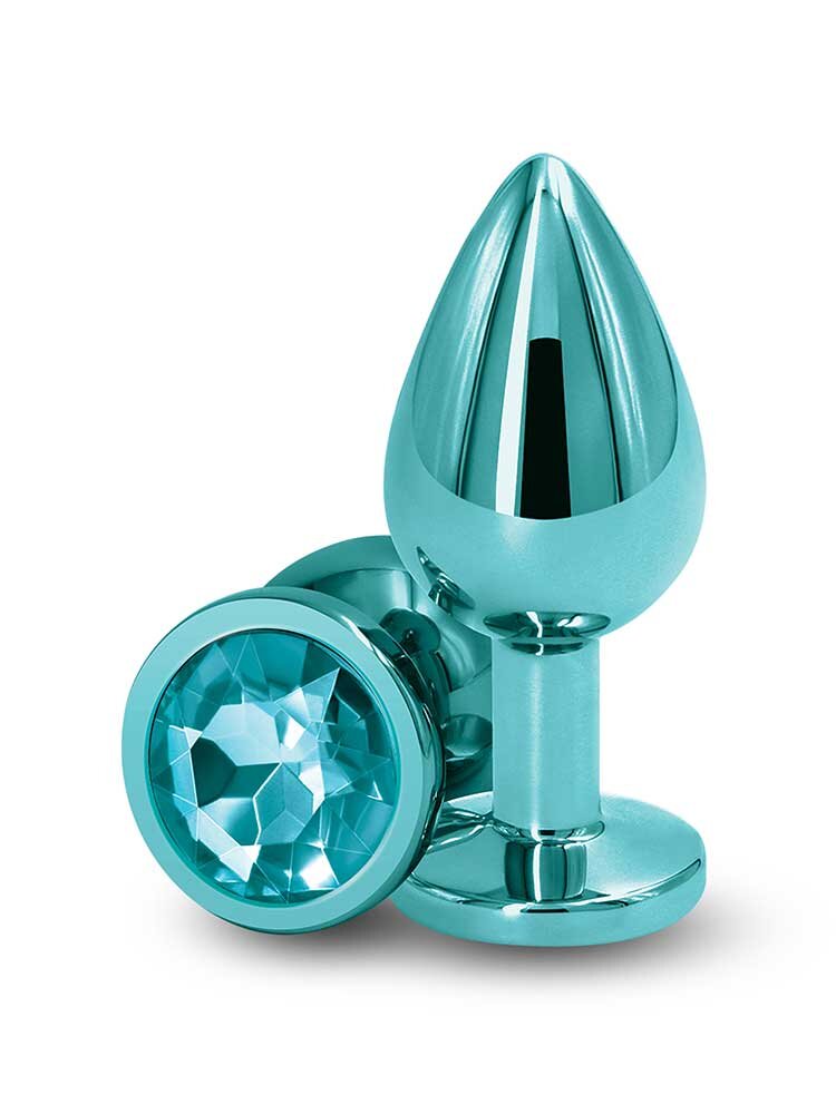 3.4cm Ø Medium Rear Assets Teal Butt Plug 8.2cm NSNovelties