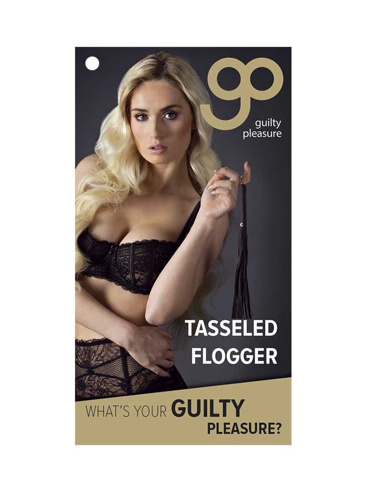 Tasseled Flogger Black by Guilty Pleasure