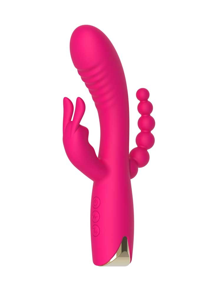 Aphrodite Triple Rabbit Vibrator Pink by ToyJoy