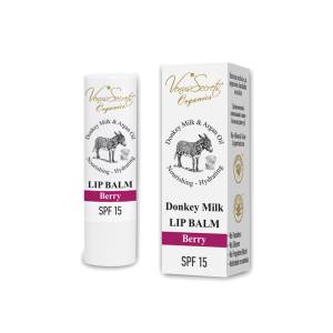 Lip Balm Berry with Donkey Milk Olive Oil & Aloe Vera 4.6gr by Venus Secrets Organics