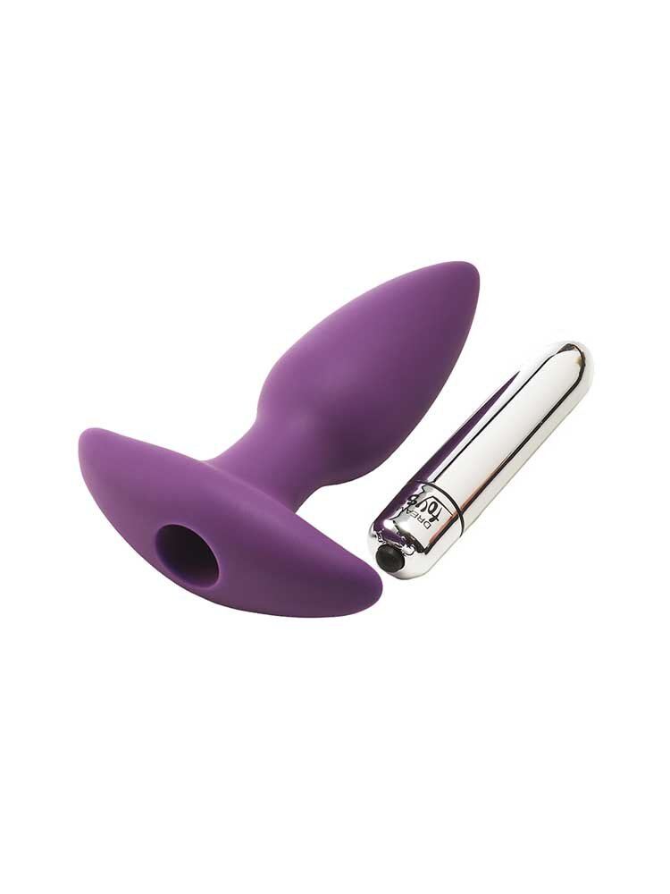 Flirts 10 Functions Purple Vibrating Plug by Dream Toys