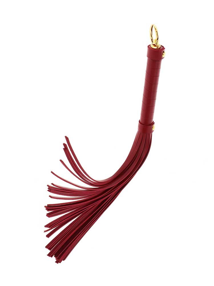 Large Vegan Leather Flogger Red by Taboom