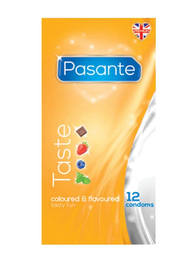 Taste Condoms 12pack Pasante