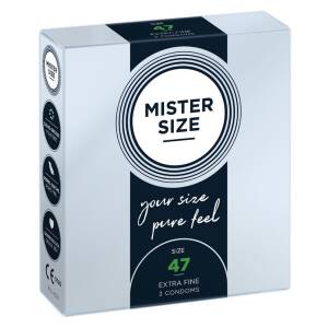 Προφυλακτικά  XSmall 3 Pack (47mm) Mister Size