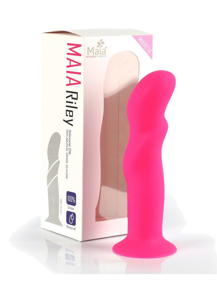 Riley Silicone Dildo Pink by Maia Toys
