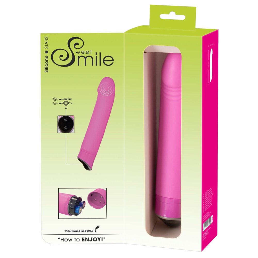 20.0cm Realistic Vibrator with Penis Tip Sweet Smile Orion
