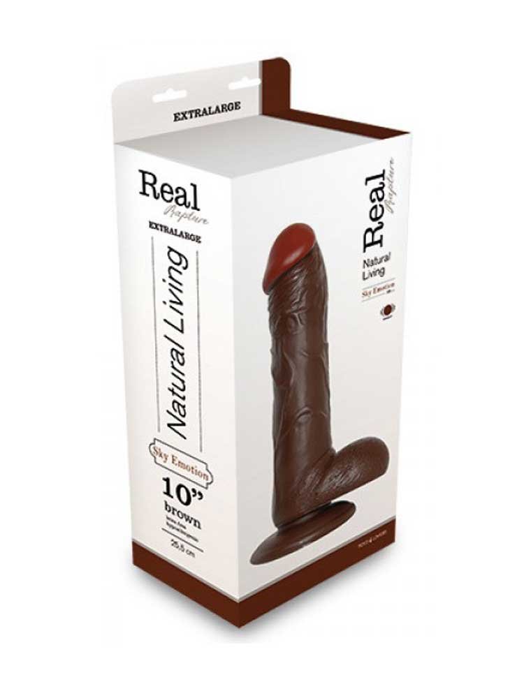 Real Rapture Vibrator Brown 25.50cm by Toyz4Lovers