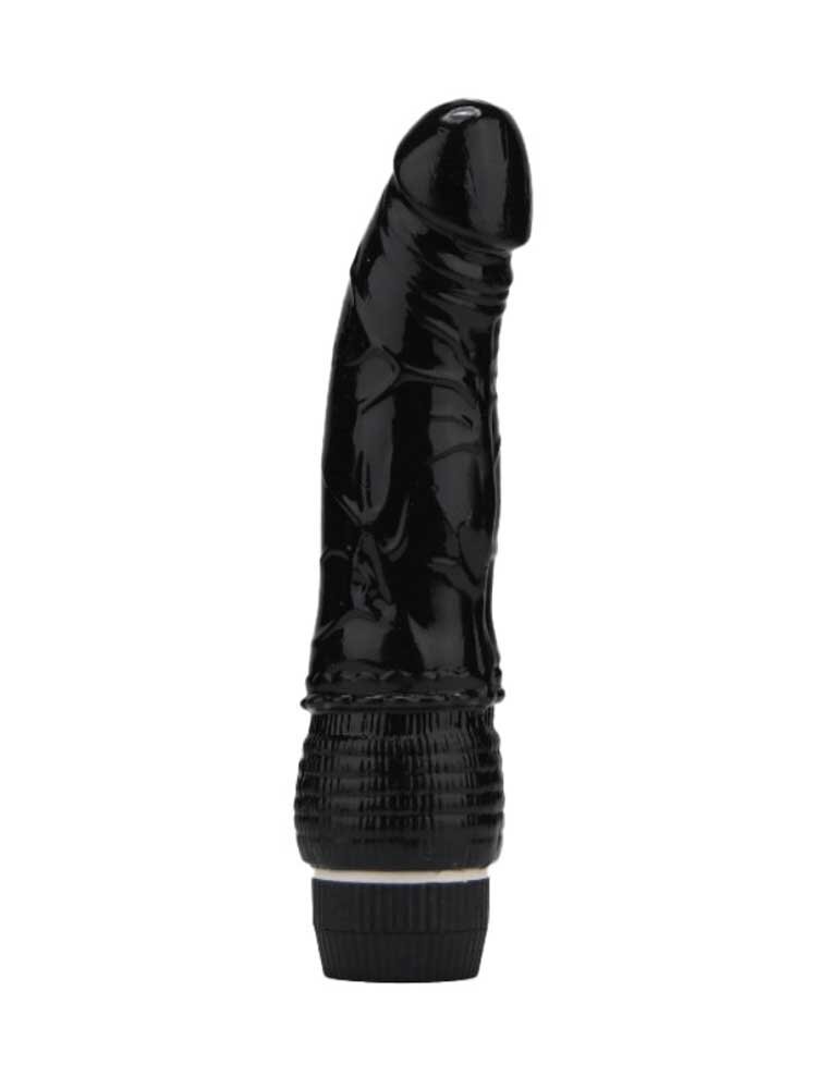 17.0cm Realistic Vibrator Black Loving Joy