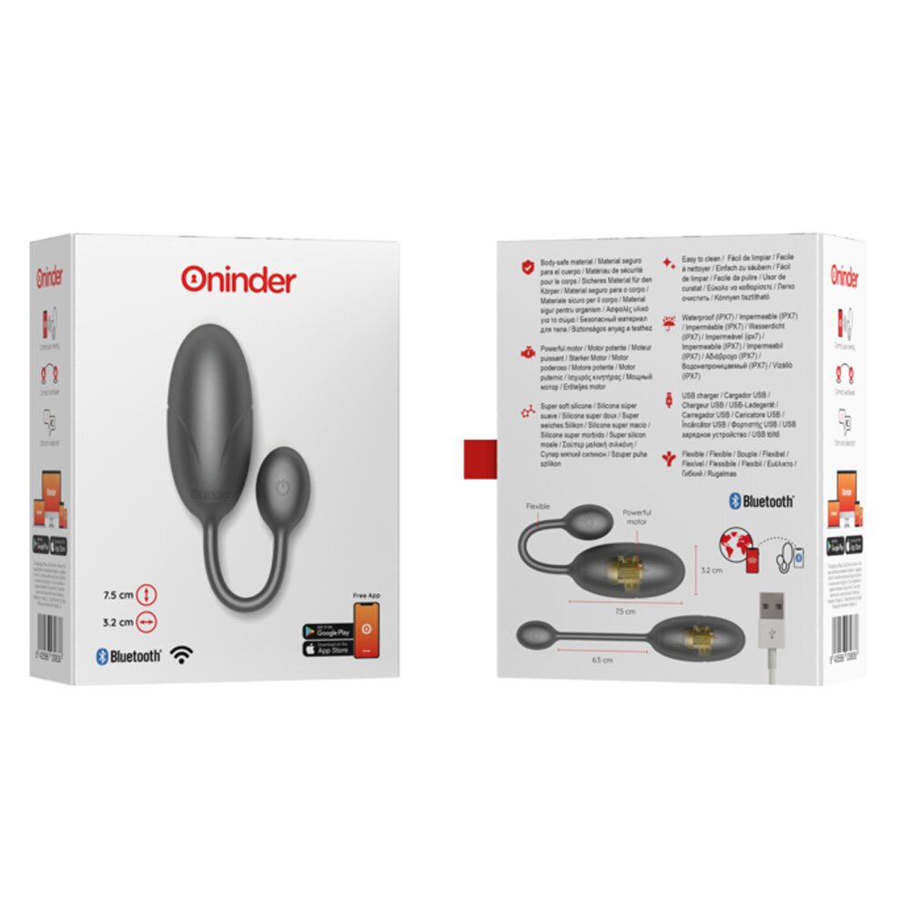 7.5cm Tokyo App Controlled Vibrating Egg Oninder