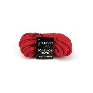 Cotton Bondage Rope Red 10m by Loving Joy