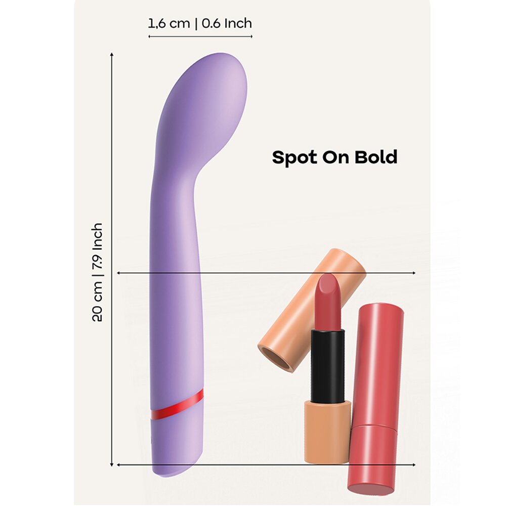 20.0cm Spot On Bold G-Spot Vibrator Love Signal Dream Toys