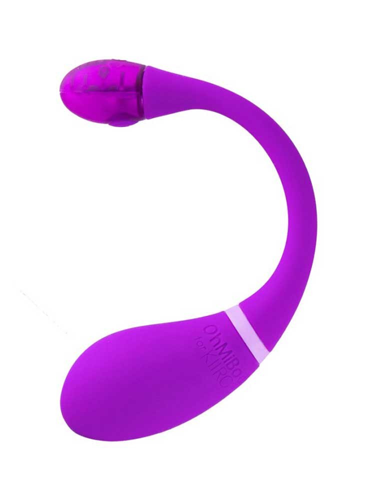 18.5cm Esca 2 App Controlled Bluetooth Vibrator Purple Kiiroo/OhMiBod