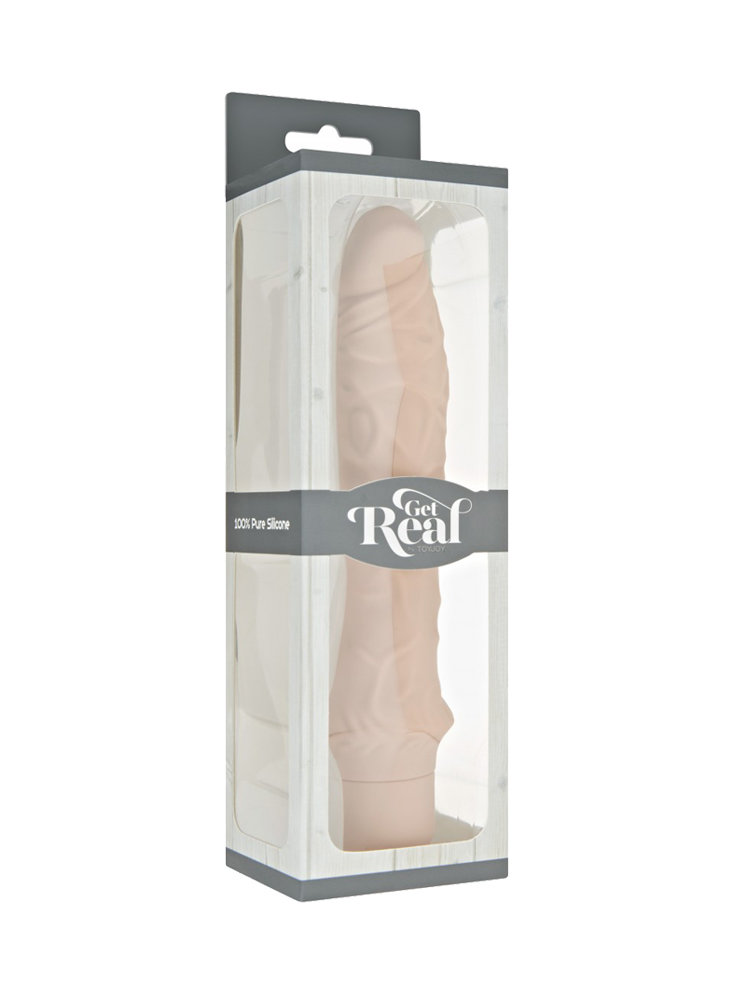 Get Real Large Realistic Vibrator 24cm Natural by ToyJoy