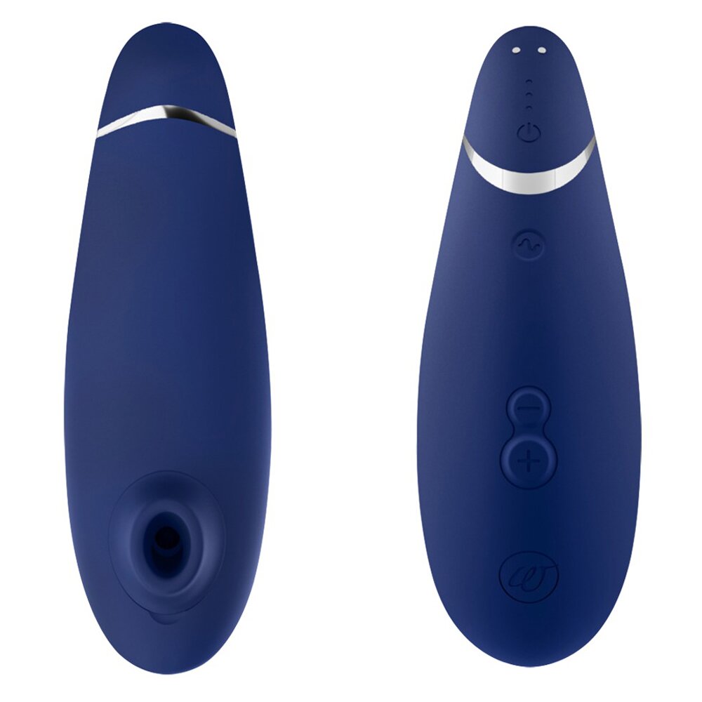 15.5cm Premium 2 Clitoral Stimulator Blue by The Original Womanizer
