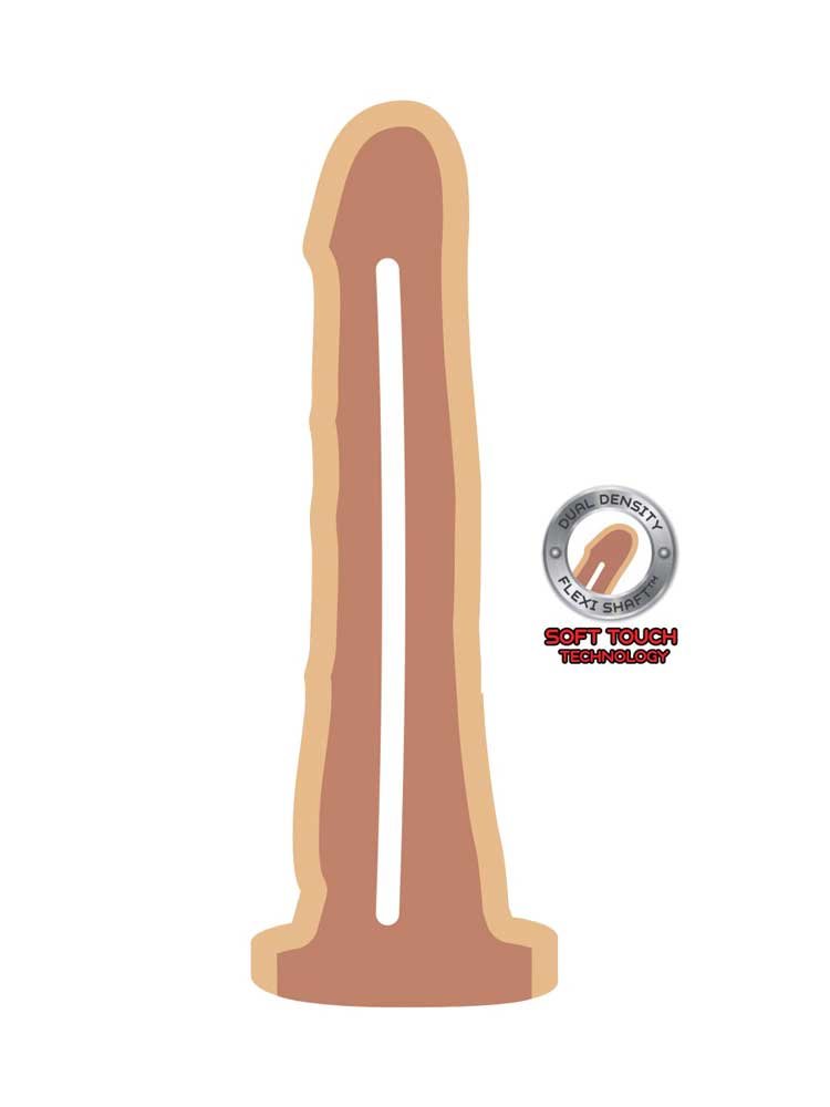 Get Real 19cm Dildo Dual Density Natural by ToyJoy