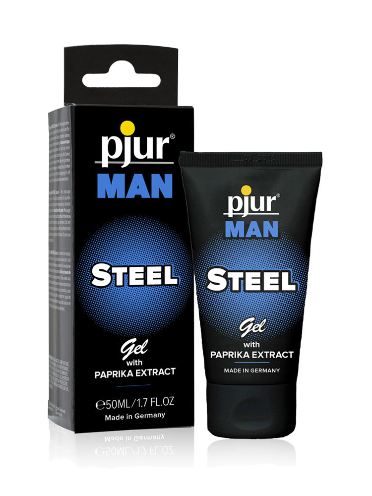 Man Steel Gel 50ml with Paprika Extract by Pjur