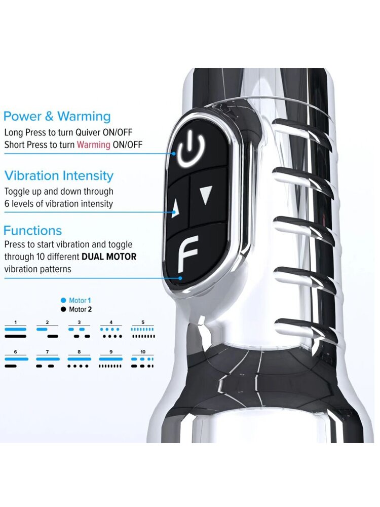 Fleshlight Quiver Rechargable Vibrating Vagina