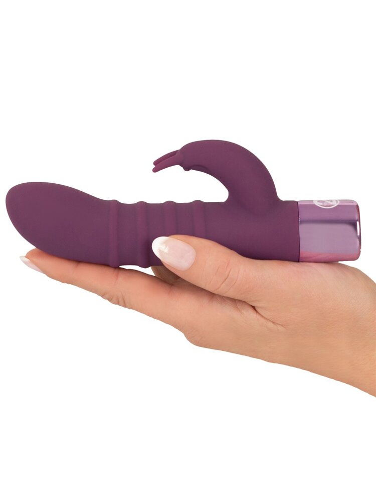 16.0cm Elegant Series Multispeed Silicone Rabbit Vibrator Orion