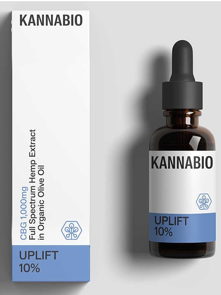 UpLift CBG 10% Πλήρους Φάσματος Raw (1000mg) 10ml Kannabio
