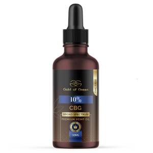 CBG 10% Premium Hemp Oil (CBG 1000mg) 10ml Gold of Green