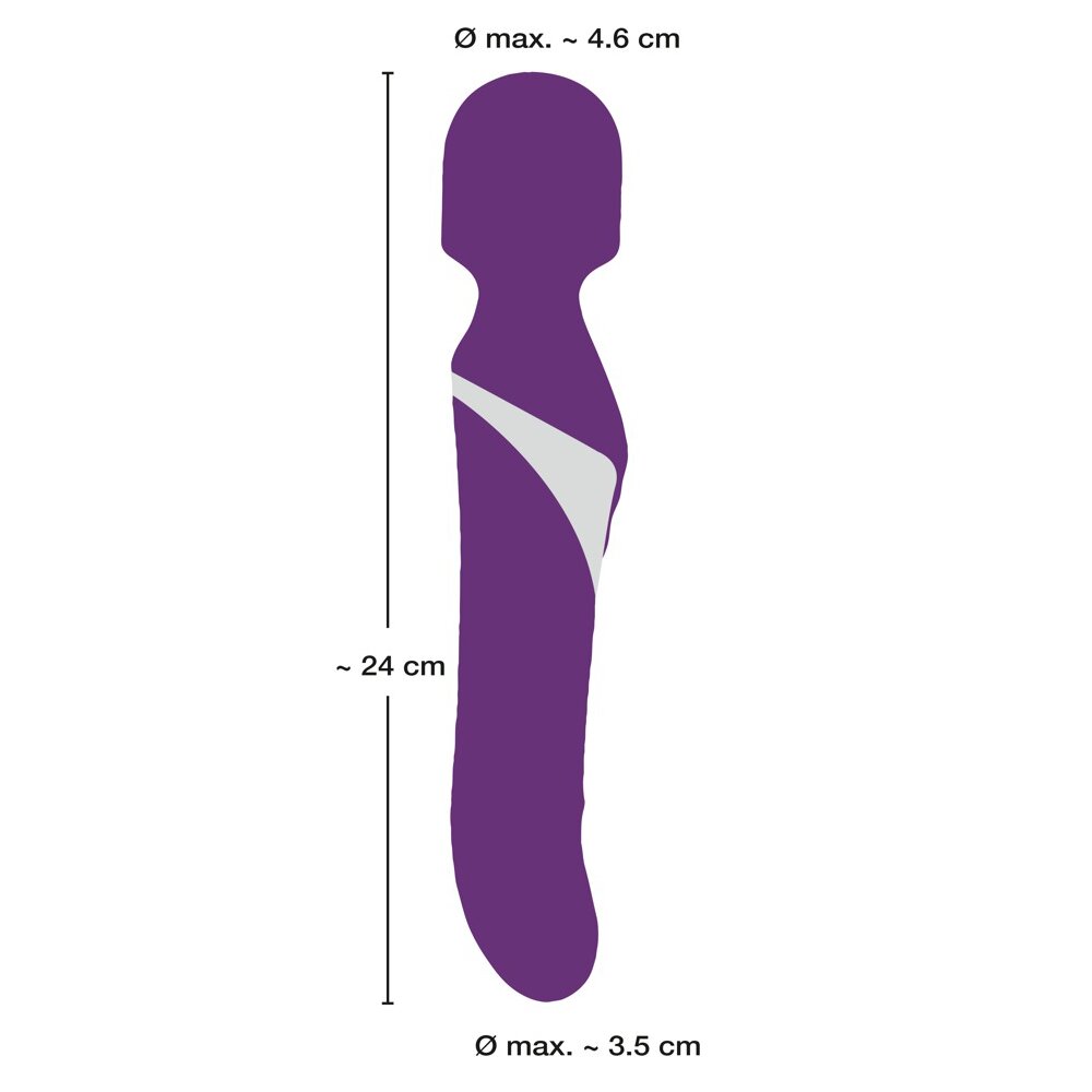24.0cm Javida Wand and Pearl Vibrator by Orion