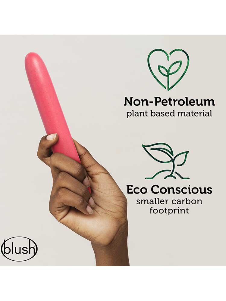 17.7cm Gaia Eco Classic Vibrator Pink Blush Novelties