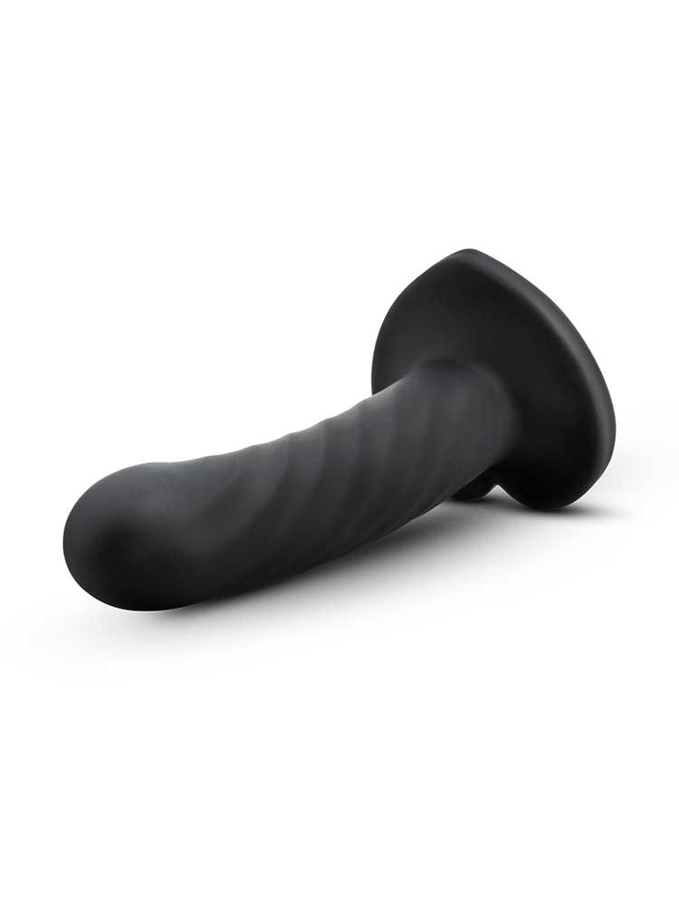 13.2cm Twist Medium Dildo Temptasion Black Blush Novelties