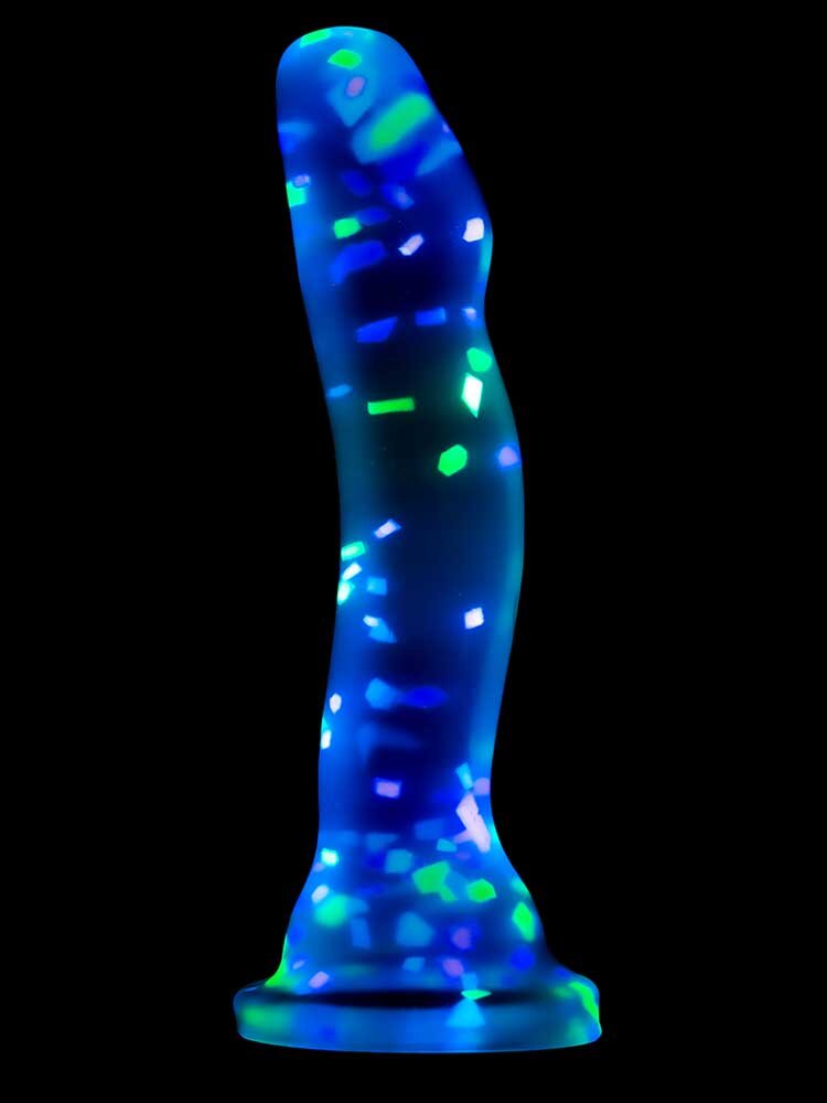 19.0cm Neo Glow in the Dark Hanky Panky Dildo Blush Novelties