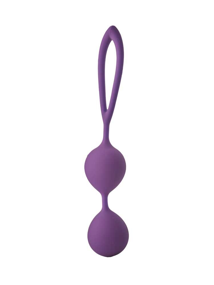 Flirts Double Kegel Silicone Balls Purple by Dream Toys