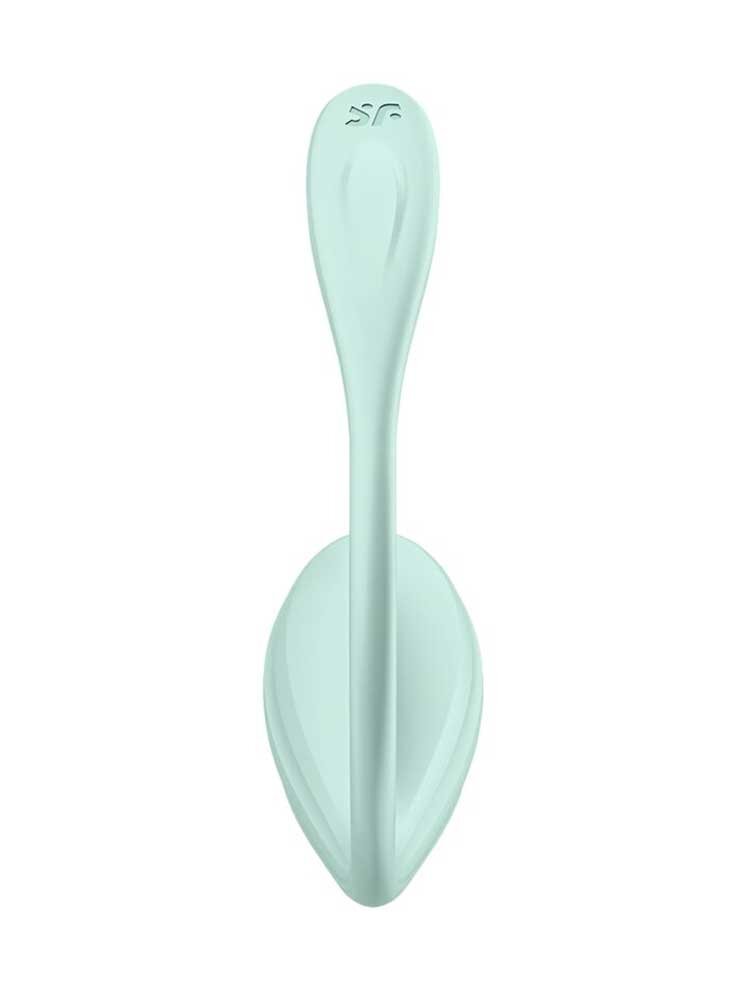 Smooth Petal G-Spot Vibrator App Controlled Green Satisfyer