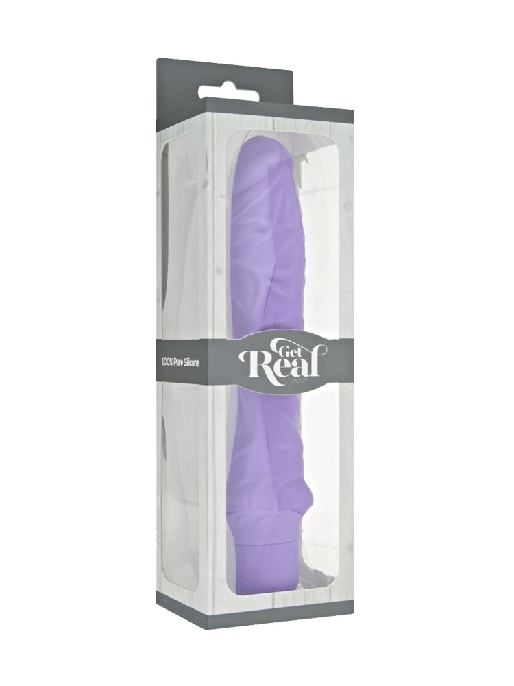 Get Real Large Realistic Vibrator 24cm Purple by ToyJoy
