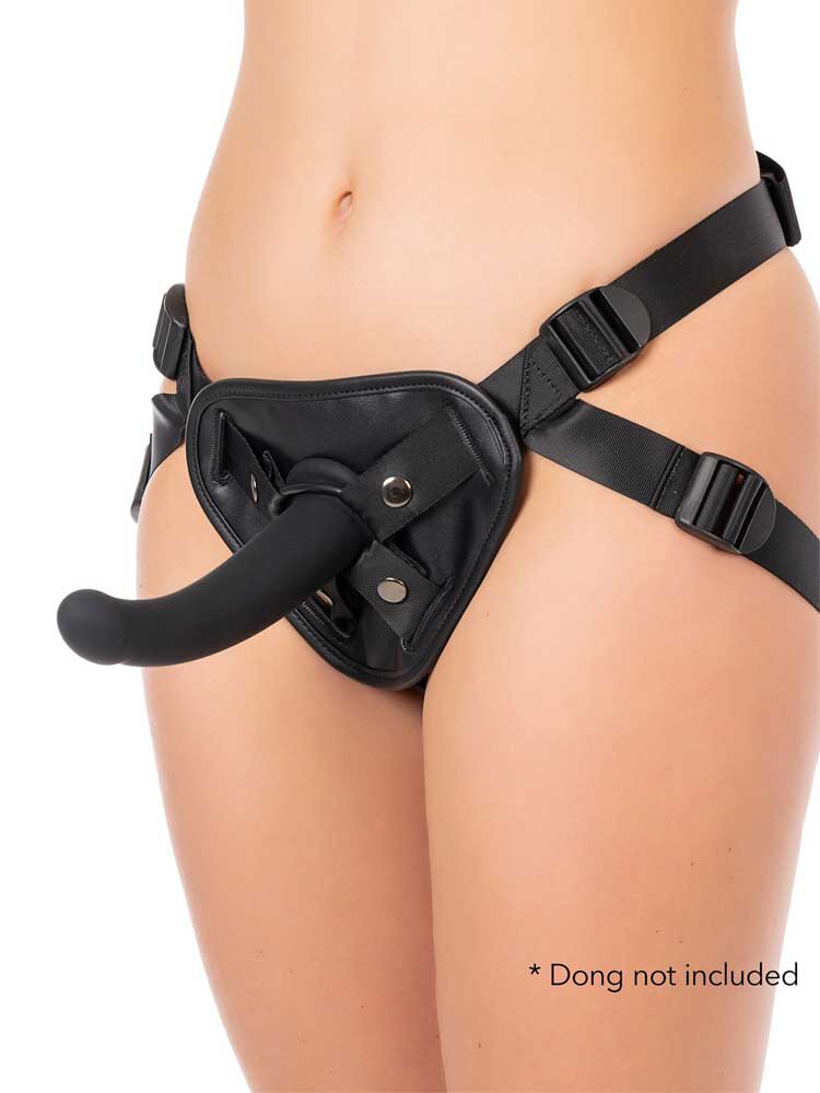 Inferno Back Support Strap On Black (χωρίς ομοίωμα) Hiden Desire