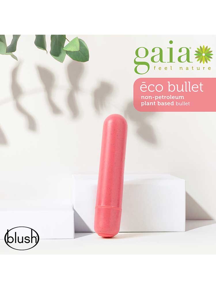 8.8cm Gaia Eco Bullet Vibrator Pink Blush Novelties