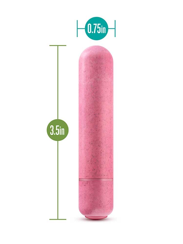 8.8cm Gaia Eco Bullet Vibrator Pink Blush Novelties