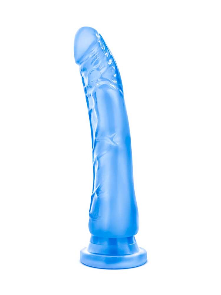 21.5cm B-Yours Hard & Happy Large Dildo Blue Blush Novelties