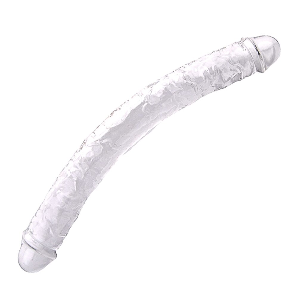 38.0cm Double Ended Dildo Clear Loving Joy
