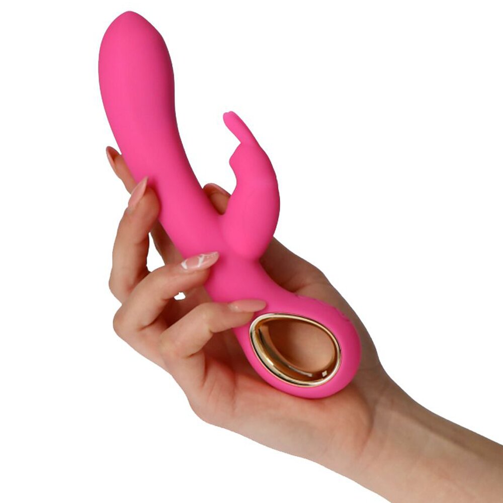 19.0cm Handy Rabbit Grip Hot Pink Toyz4Lovers