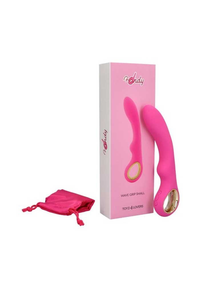 Wave Grip Vibrator Small Pink by Toyz4Lovers