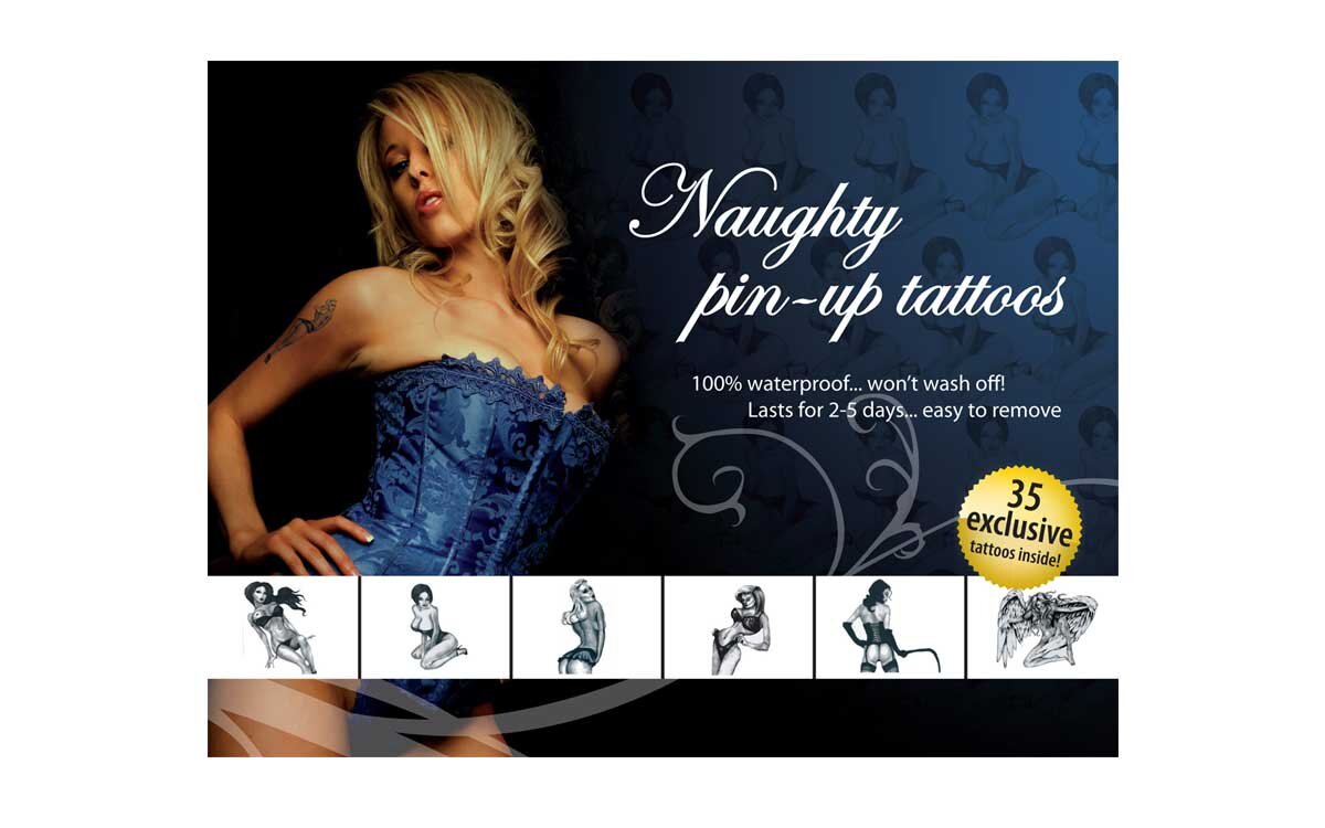 Naughty Pin Up Tattoos by Adult Body Art