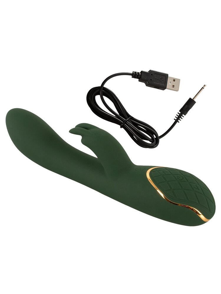 23.0cm Emerald Love Luxurious Slicone Rabbit Vibrator Orion
