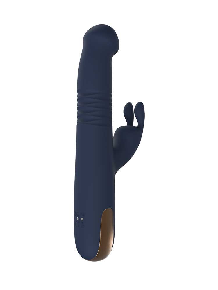 22.4cm Goddess Phaedra Up & Down Rabbit Vibrator Blue Dream Toys