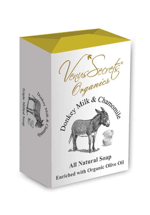 Σαπούνι με γάλα γαϊδάρας και χαμομήλι από Venus Secrets Organics 110gr