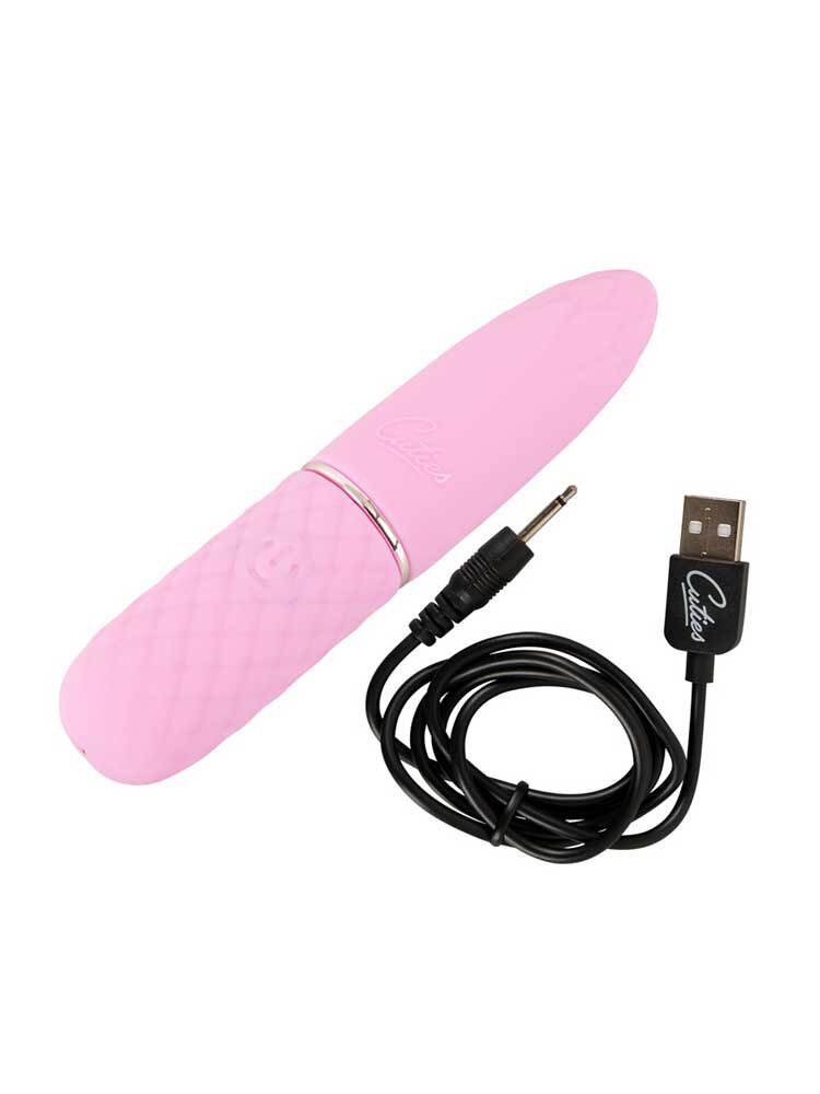 10.8cm Cuties Silky Touch Mini Classic Vibrator Rose You2Toys
