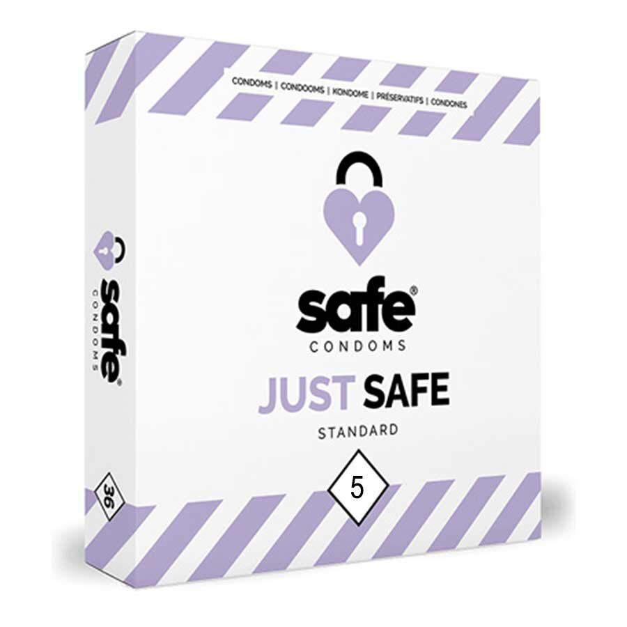 Just Safe Standard 5 pack Safe Condoms